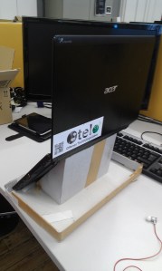 notebook riser from the back